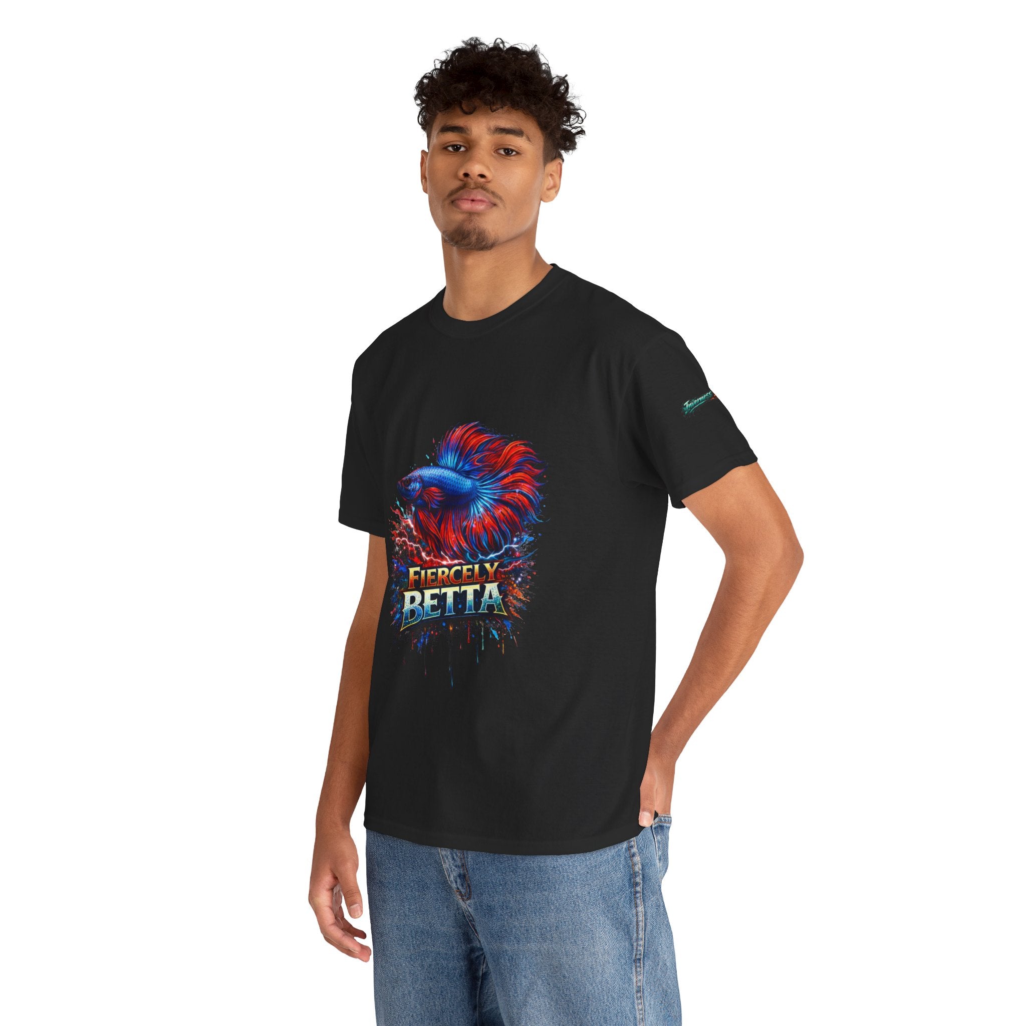 Betta Fish T-Shirt — Fiercely Betta Colorful Aquarium Fish Tee