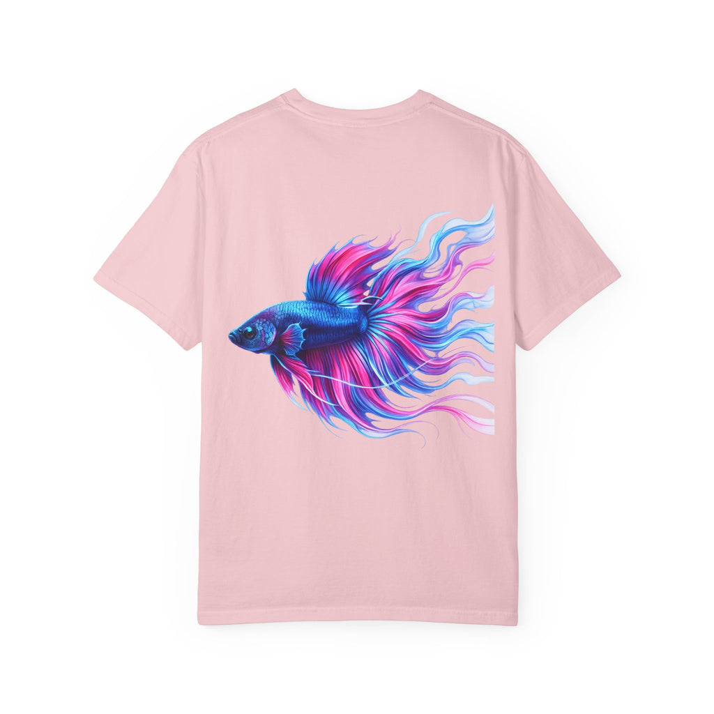 Electric Paint Betta T-Shirt — Neon Betta Splendens Art Tee