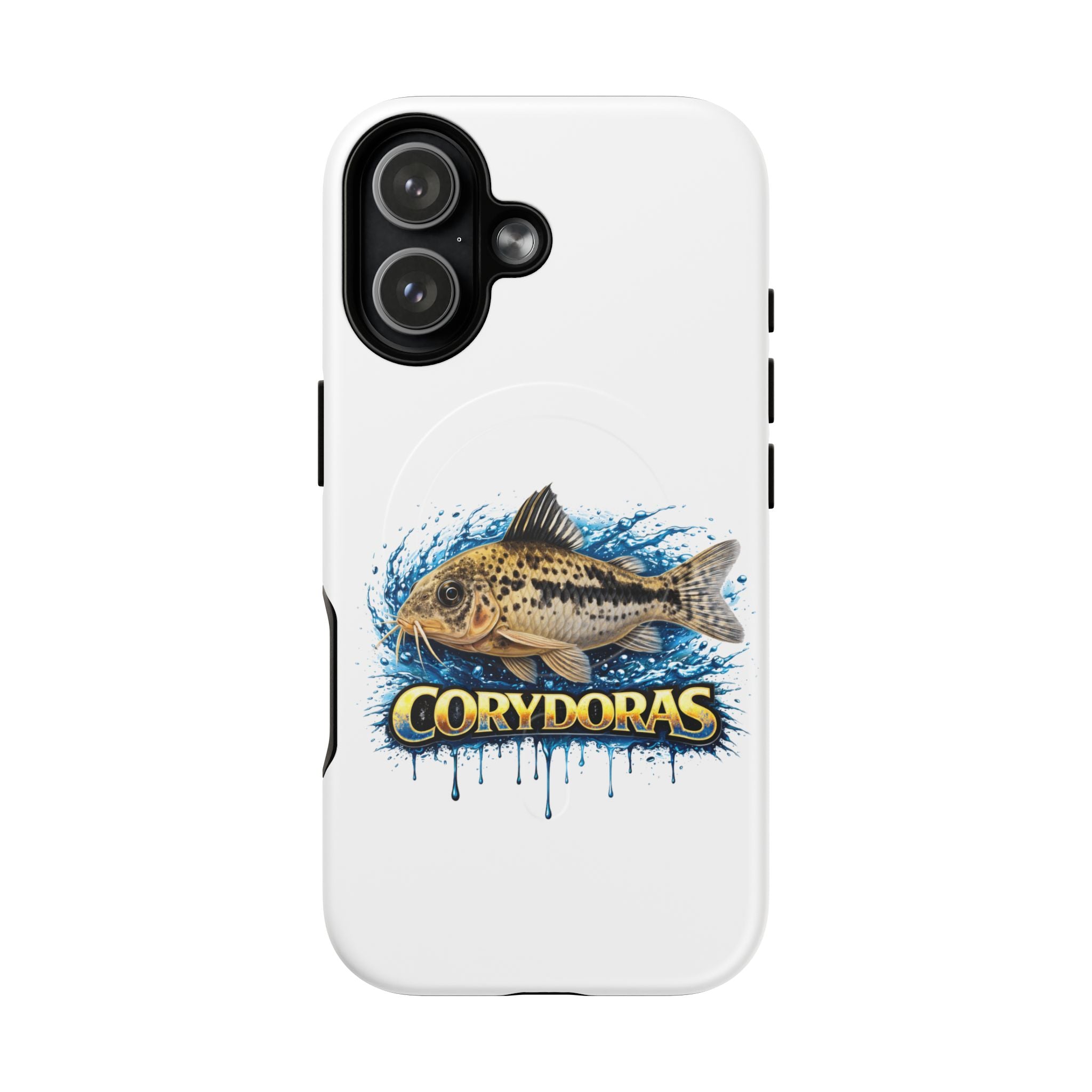 Corydoras Tough Magnetic Phone Case — Protective Fish Aquarium Design