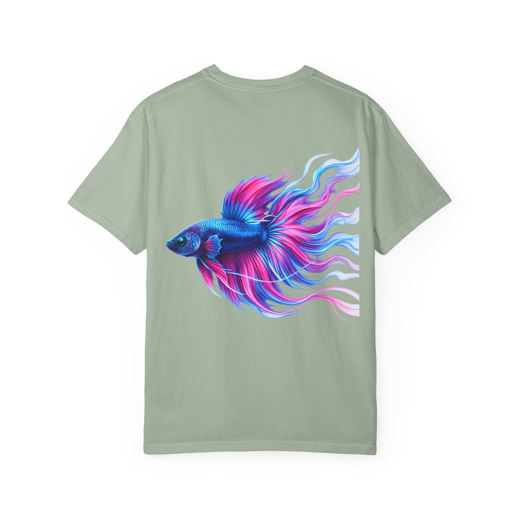 Electric Paint Betta T-Shirt — Neon Betta Splendens Art Tee