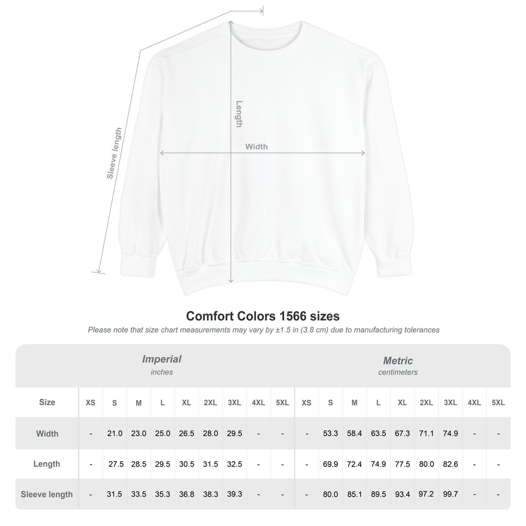 Fire & Ice Guppy – Premium "Neon Flare" Garment-Dyed Sweatshirt