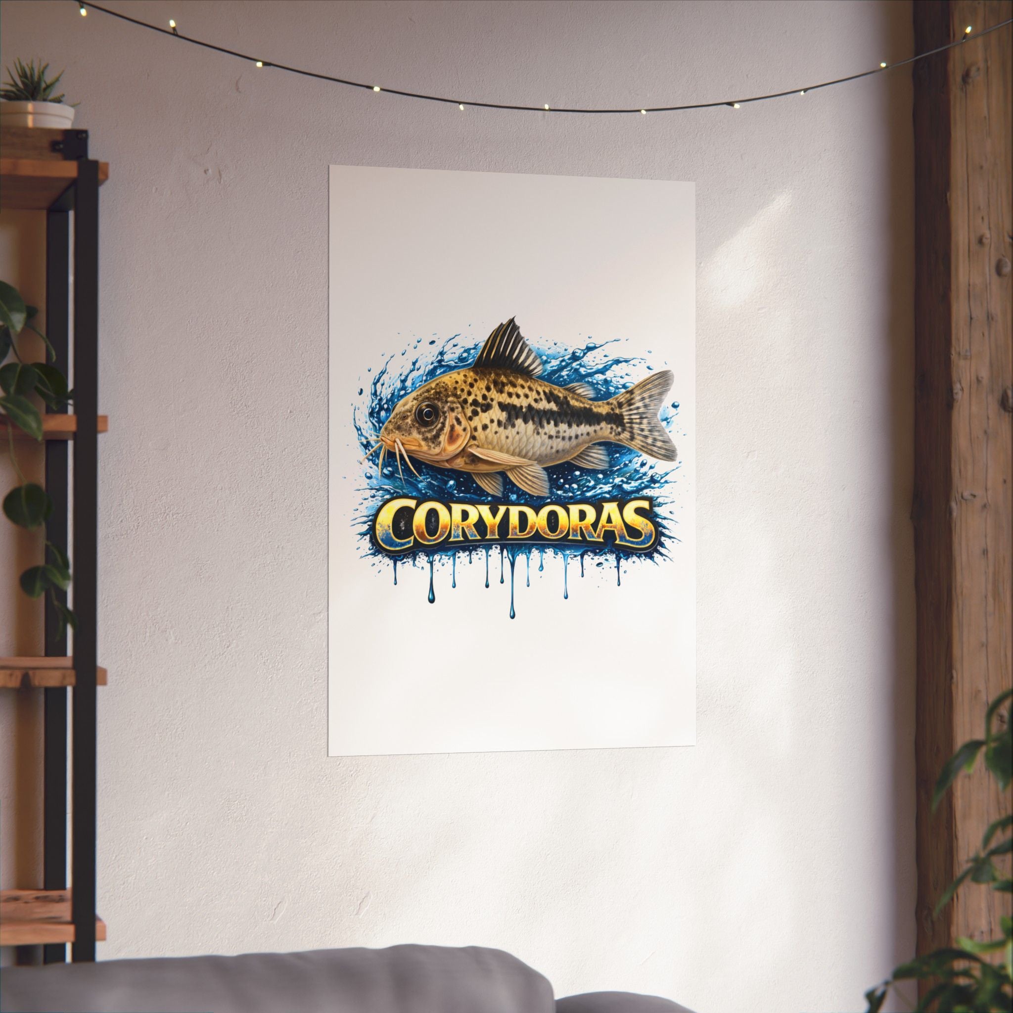 Corydoras Fish Matte Poster — Aquarium Lover Wall Art