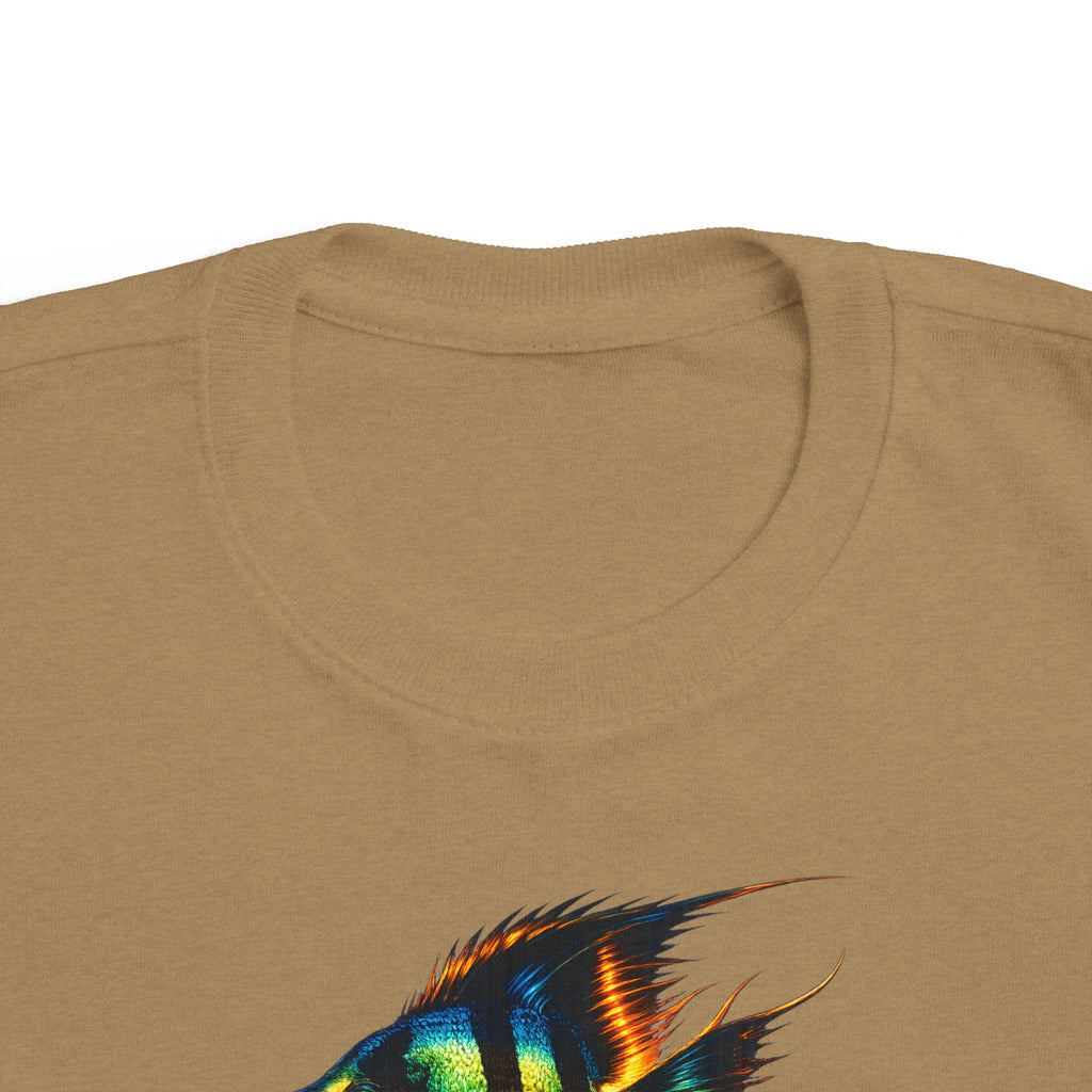 Toddler Fish Tee — Colorful Angelfish Graphic Kids Shirt