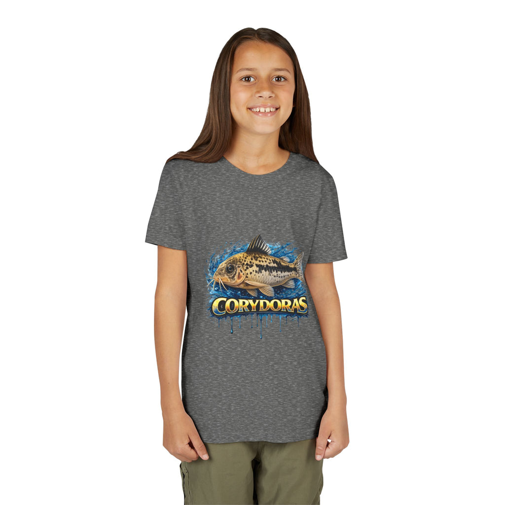 Corydoras Fish Youth Tee – Cute Aquarium Catfish Graphic Shirt