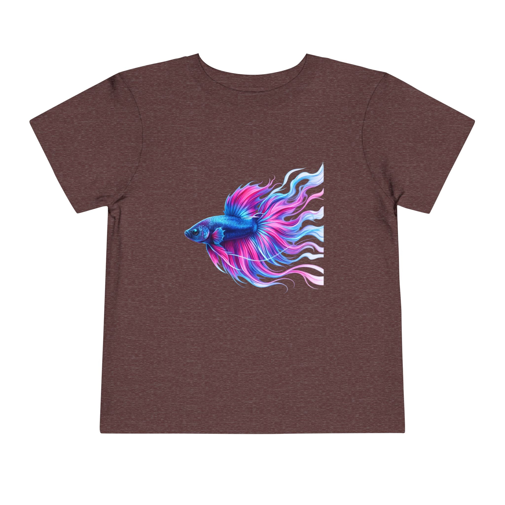 Toddler Tee — Colorful Betta Fish Graphic Kids Shirt