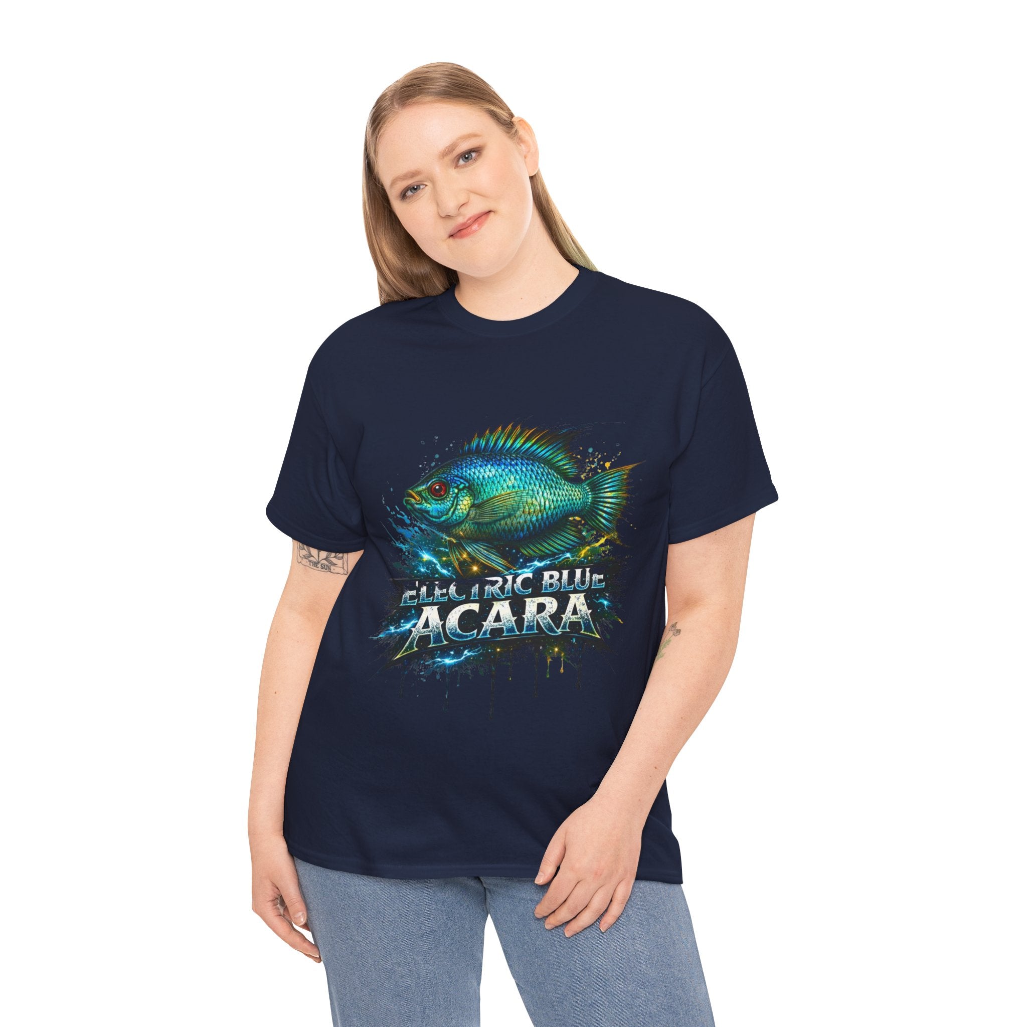 Electric Blue Acara – Premium Graphic Tee