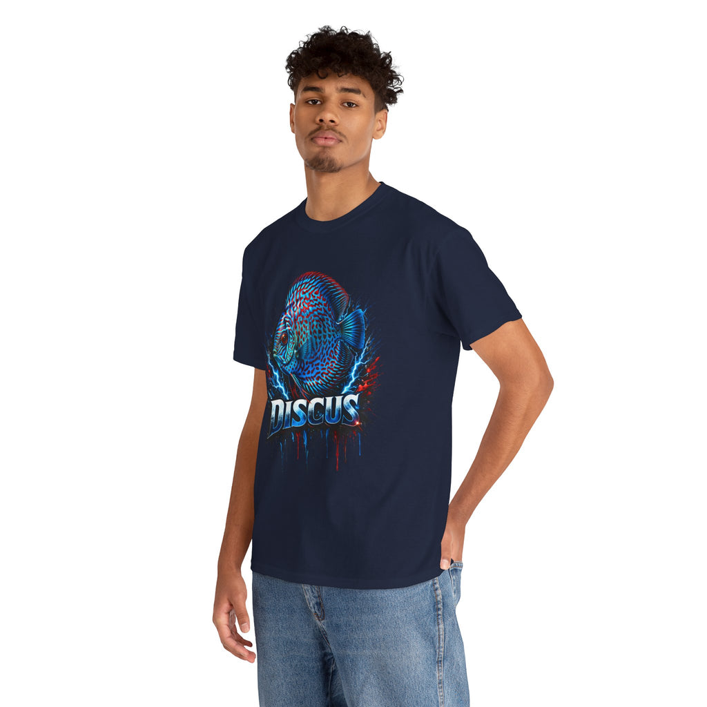 Discus Fish Graphic Tee - Vibrant Aquarium Fish Shirt