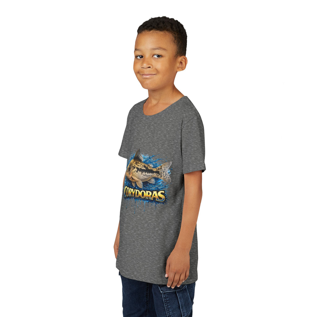 Corydoras Fish Youth Tee – Cute Aquarium Catfish Graphic Shirt