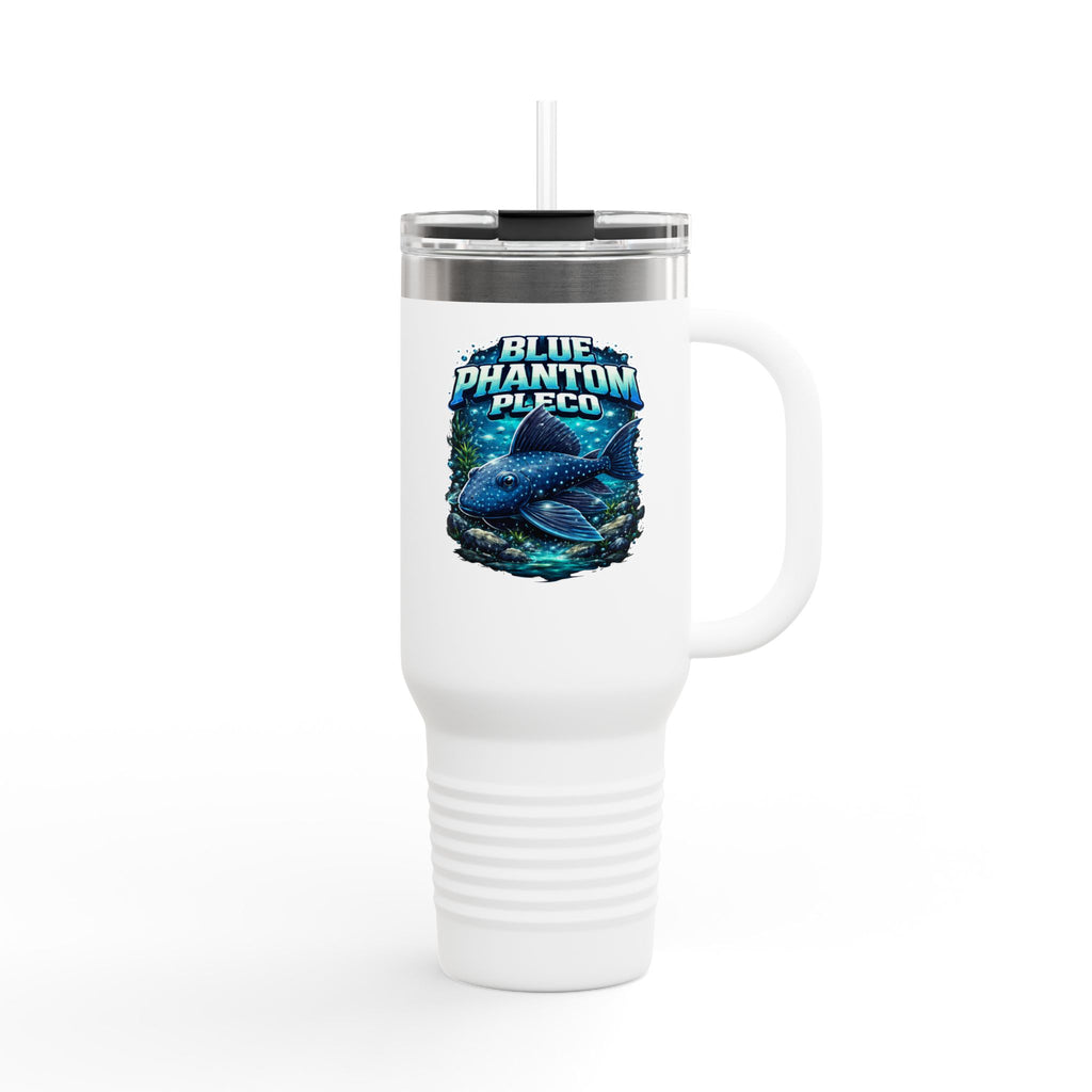 Blue Phantom Pleco L-128 – 40oz Premium Insulated Travel Mug, 40oz