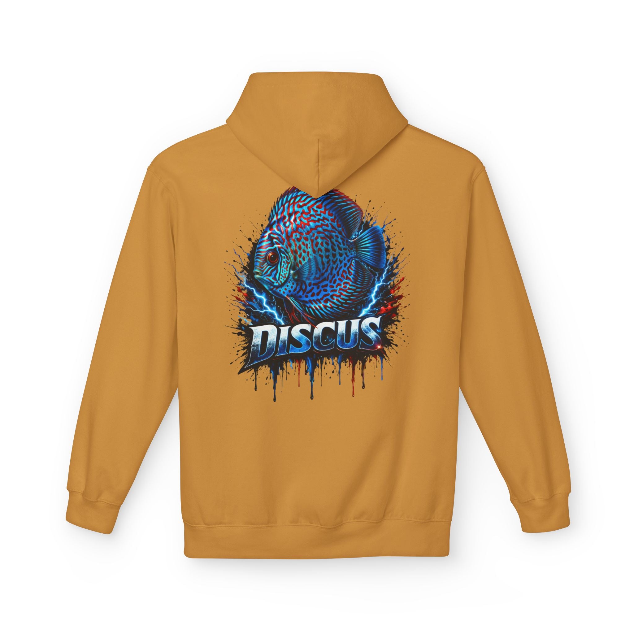 Discus Fish Hoodie — Vibrant Aquarium Graphic Pullover