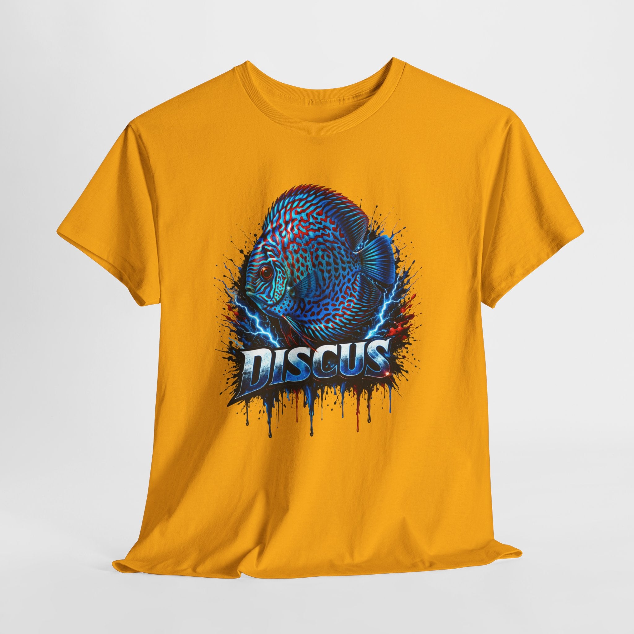 Discus Fish Graphic Tee - Vibrant Aquarium Fish Shirt