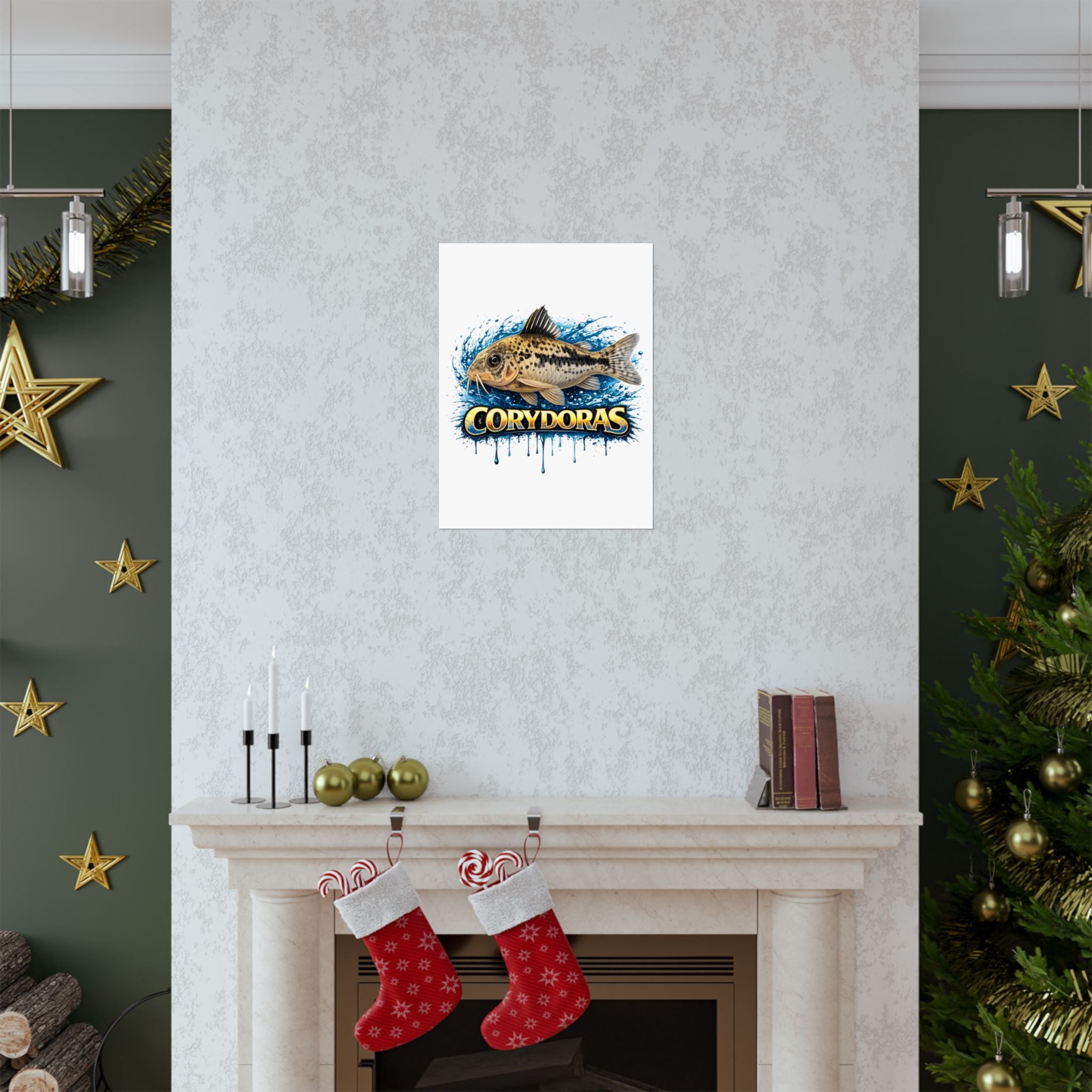 Corydoras Fish Matte Poster — Aquarium Lover Wall Art