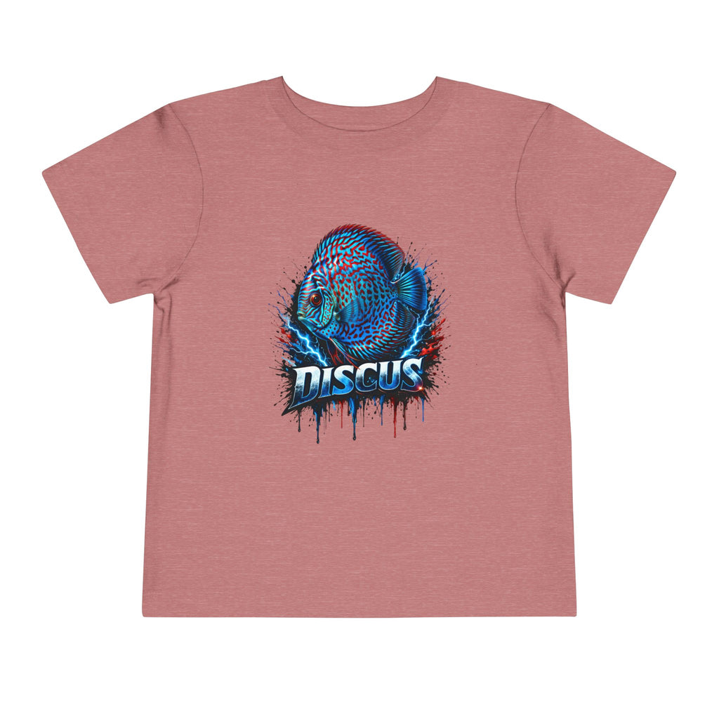 Toddler Tee - Colorful Discus Fish Graphic "Discus"