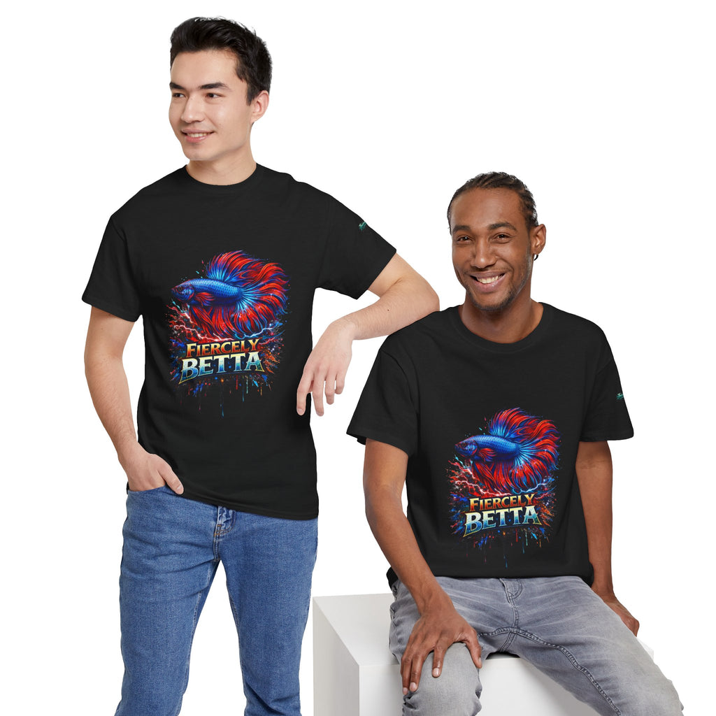 Betta Fish T-Shirt — Fiercely Betta Colorful Aquarium Fish Tee