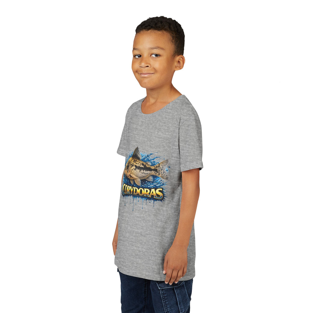 Corydoras Fish Youth Tee – Cute Aquarium Catfish Graphic Shirt