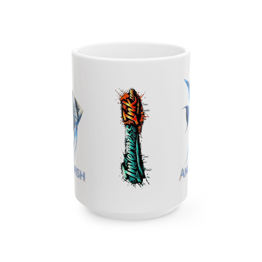 Early Tides. The Angelfish Collector's Coffee Cup. Ceramic Coffee Cup (11oz, 15oz)