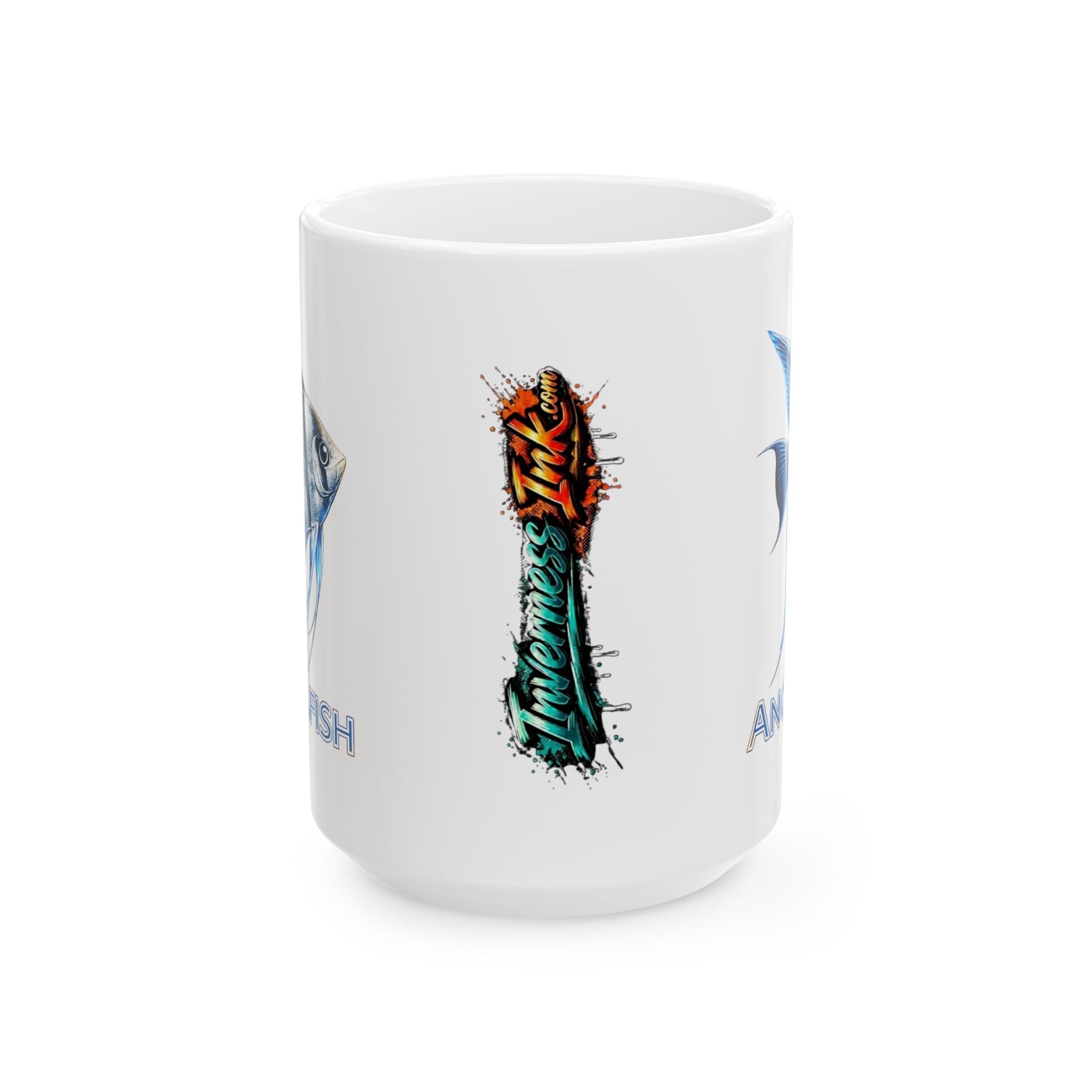 Early Tides. The Angelfish Collector's Coffee Cup. Ceramic Coffee Cup (11oz, 15oz)