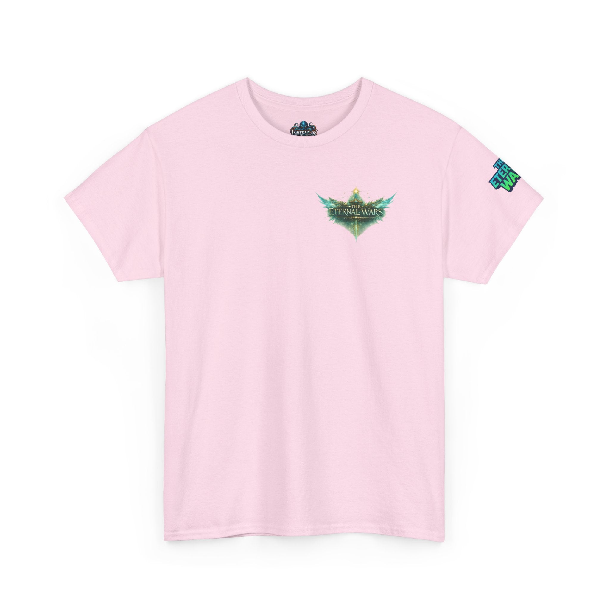 T-Shirt — Nature Warrior Graphic Tee with Man and Dog Illustration