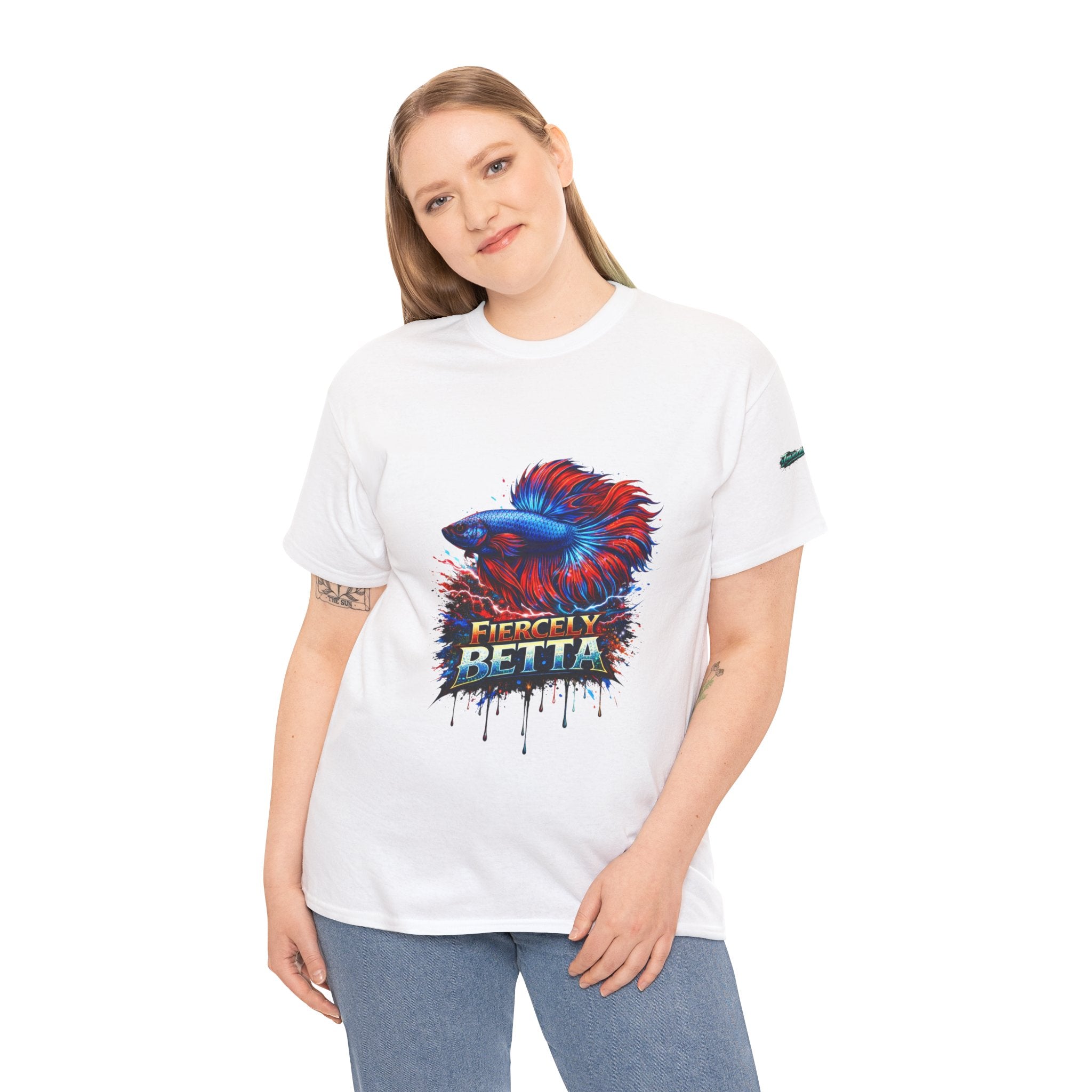 Betta Fish T-Shirt — Fiercely Betta Colorful Aquarium Fish Tee