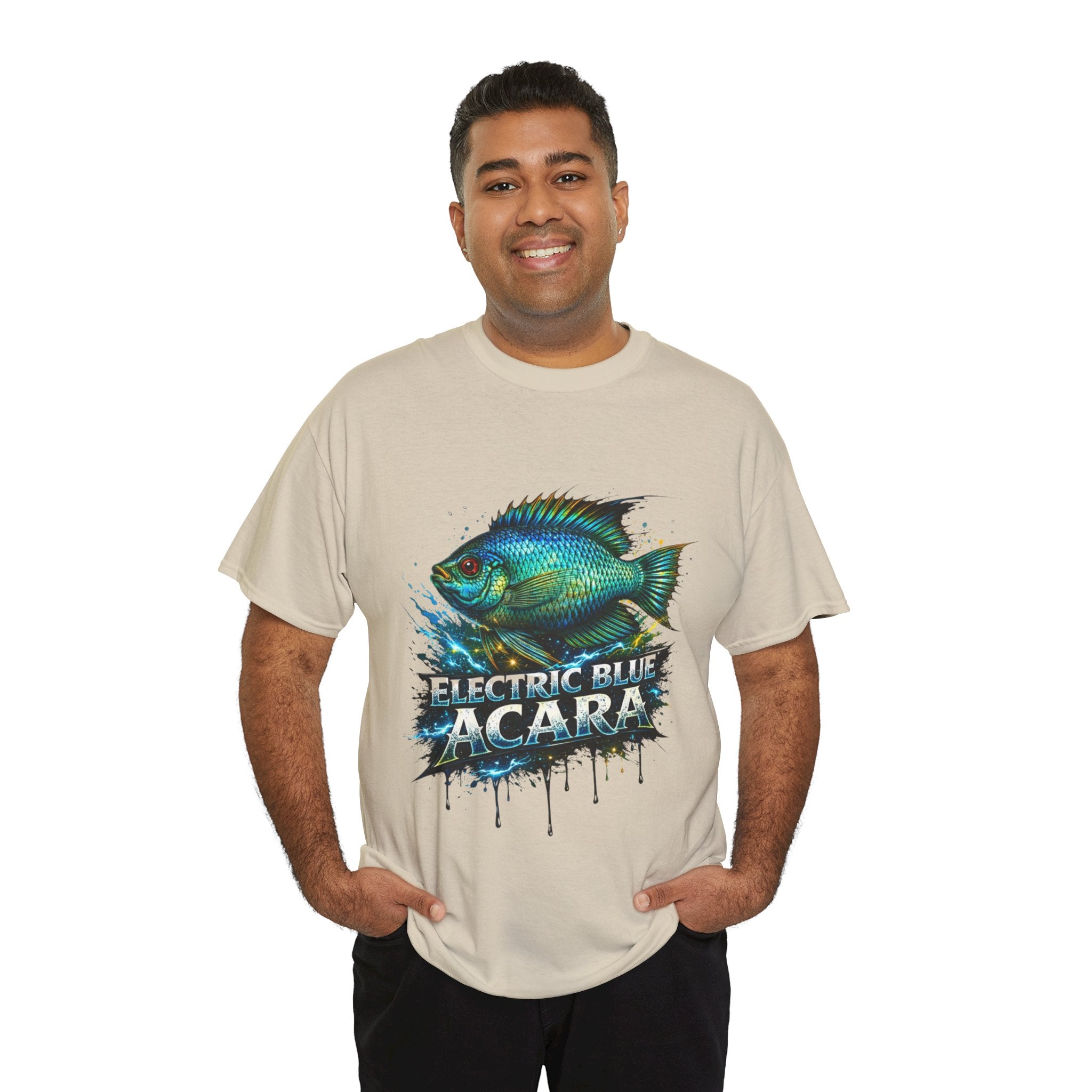 Electric Blue Acara – Premium Graphic Tee