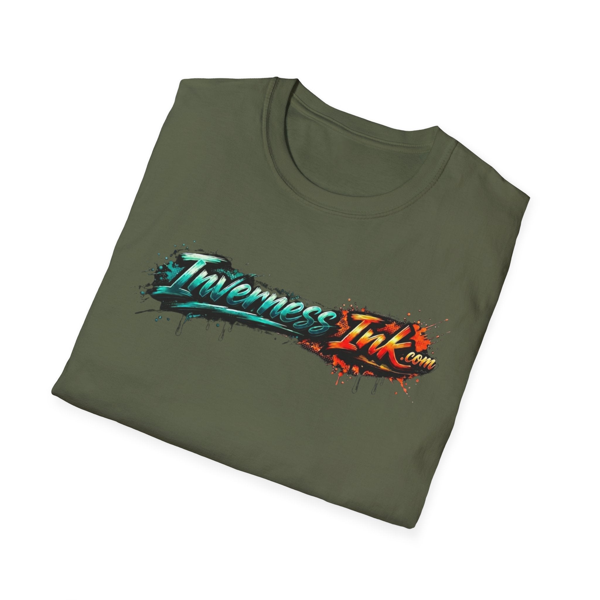 Electric Discus Fish T-Shirt - King of the Aquarium Lightning Art