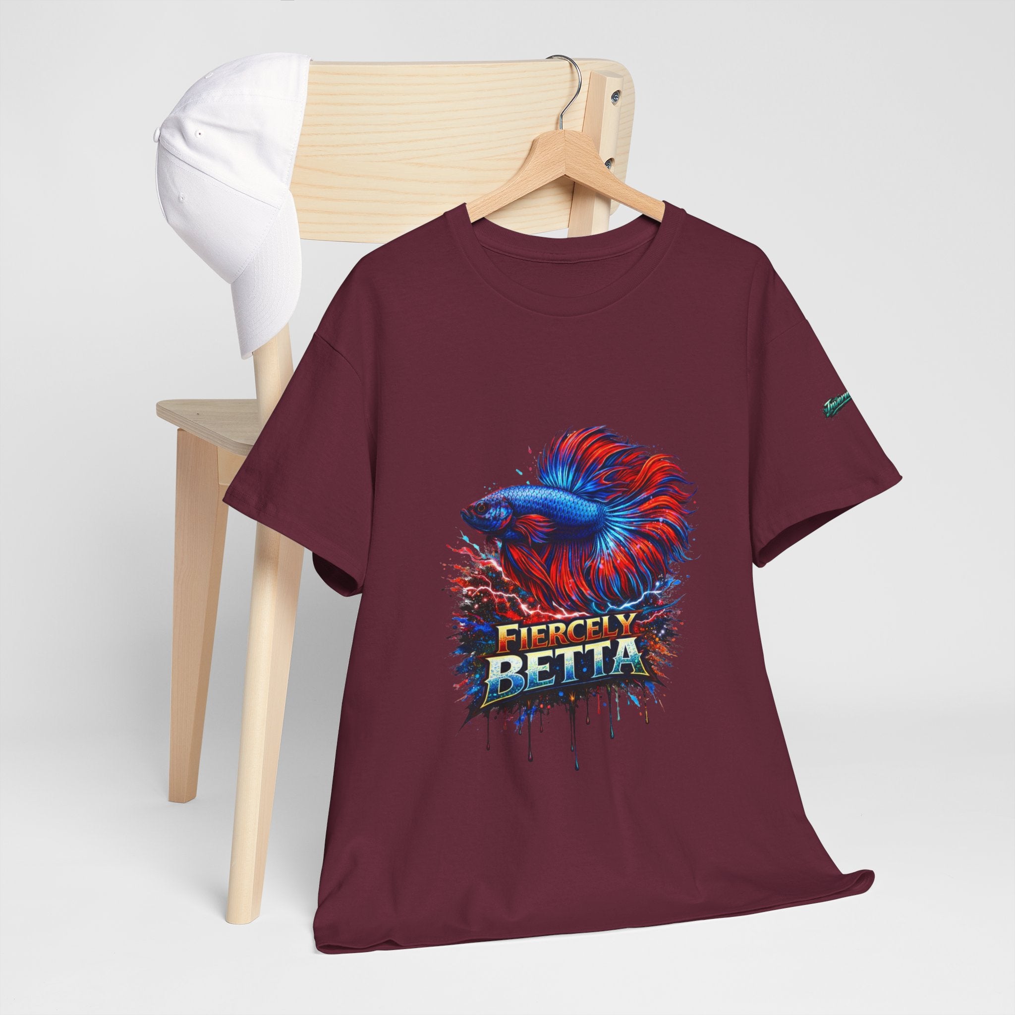 Betta Fish T-Shirt — Fiercely Betta Colorful Aquarium Fish Tee