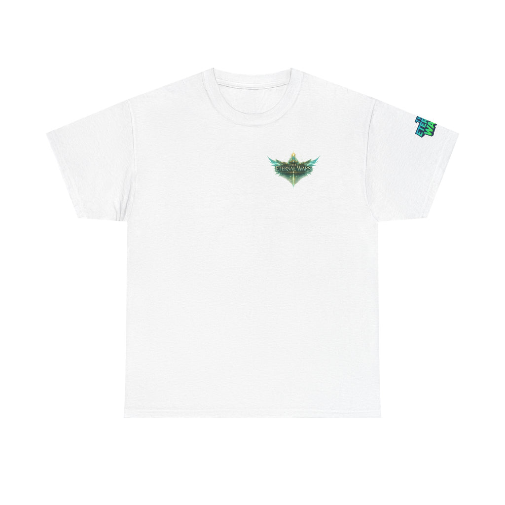The Eternal Wars Graphic Tee – "Cambria" Winged Warrior Shirt