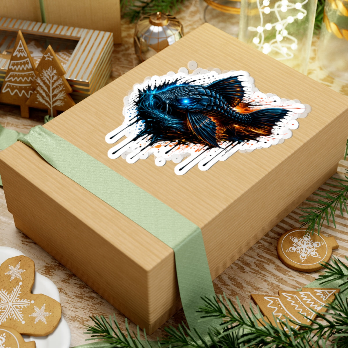 L-185 Xingu Spiny Monster Pleco — Urban Art-Cut Sticker