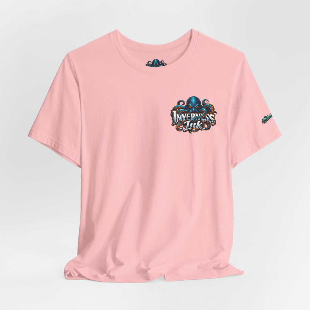 Betta Fish Graphic Tee — Vibrant Blue & Pink Aquatic Art T‑Shirt