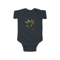 Infant Bodysuit with Colorful Angelfish Illustration – Cute Baby Onesie, Ocean Nursery Gift