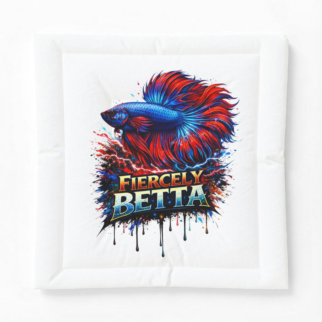 Fiercely Betta Cotton Comforter — Colorful Betta Fish Bedding