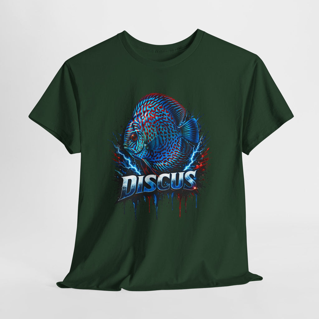 Discus Fish Graphic Tee - Vibrant Aquarium Fish Shirt