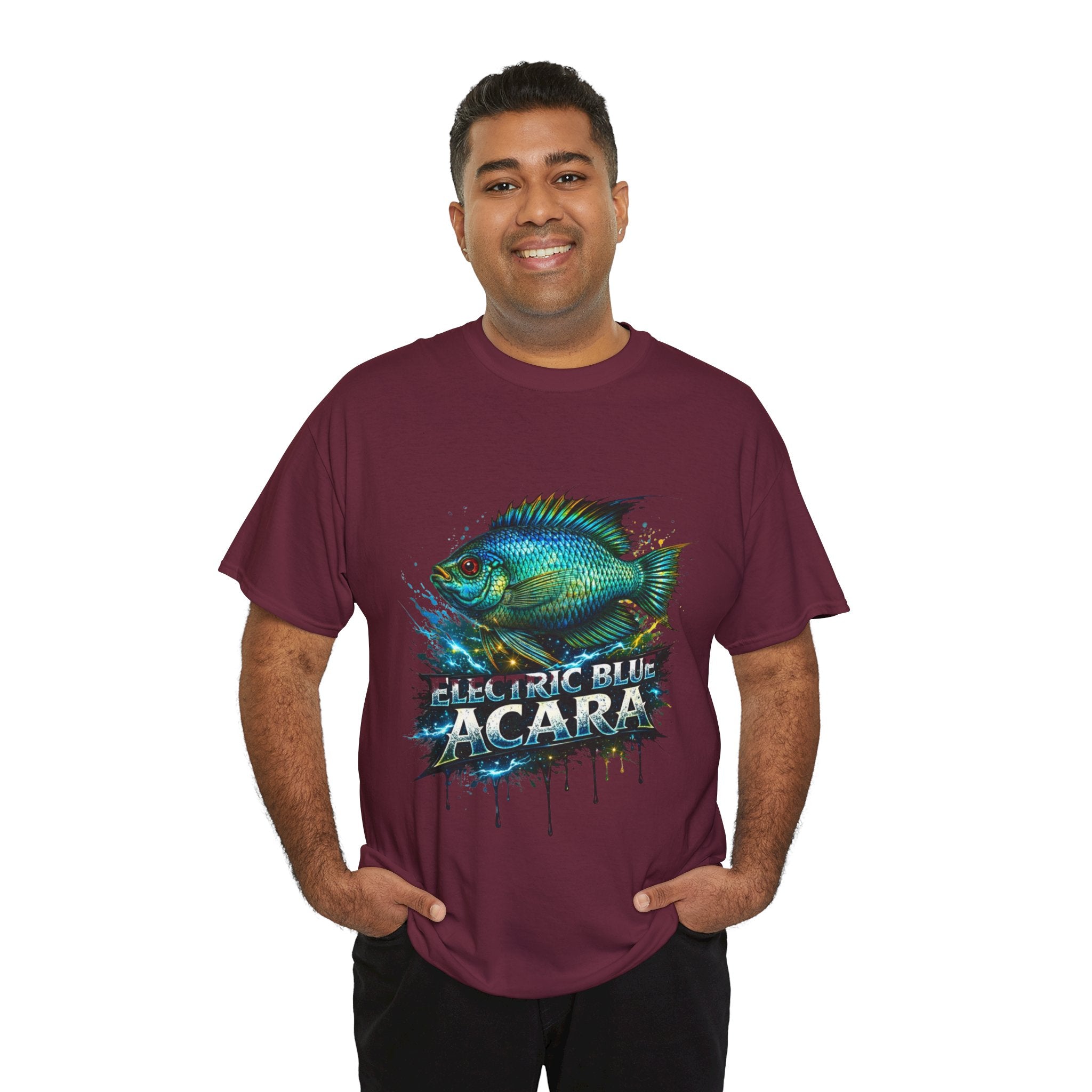 Electric Blue Acara – Premium Graphic Tee