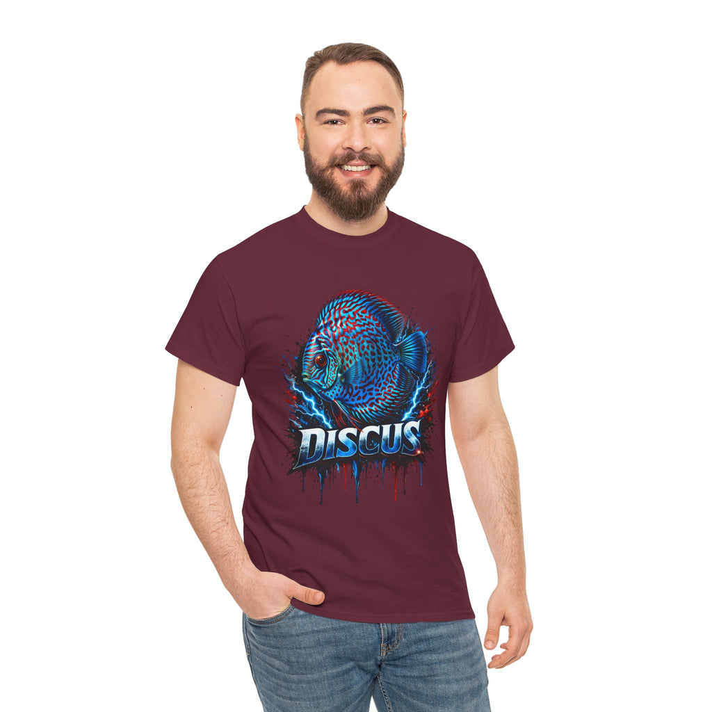 Discus Fish Graphic Tee - Vibrant Aquarium Fish Shirt