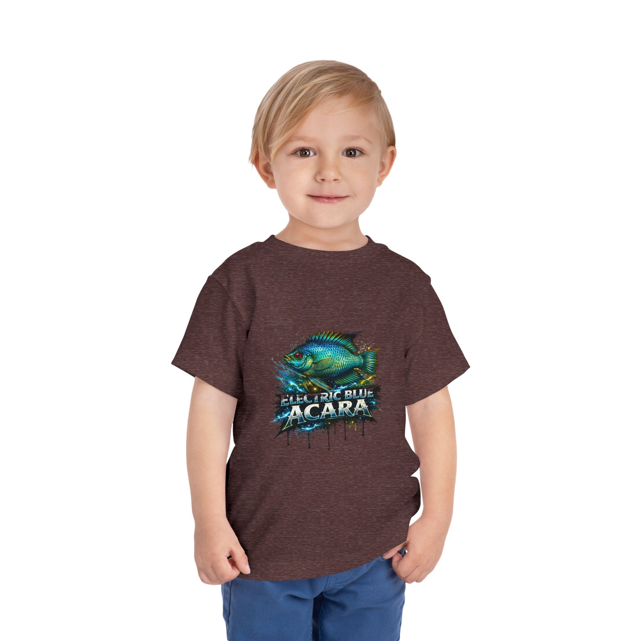 Electric Blue Acara – Toddler Graphic Tee