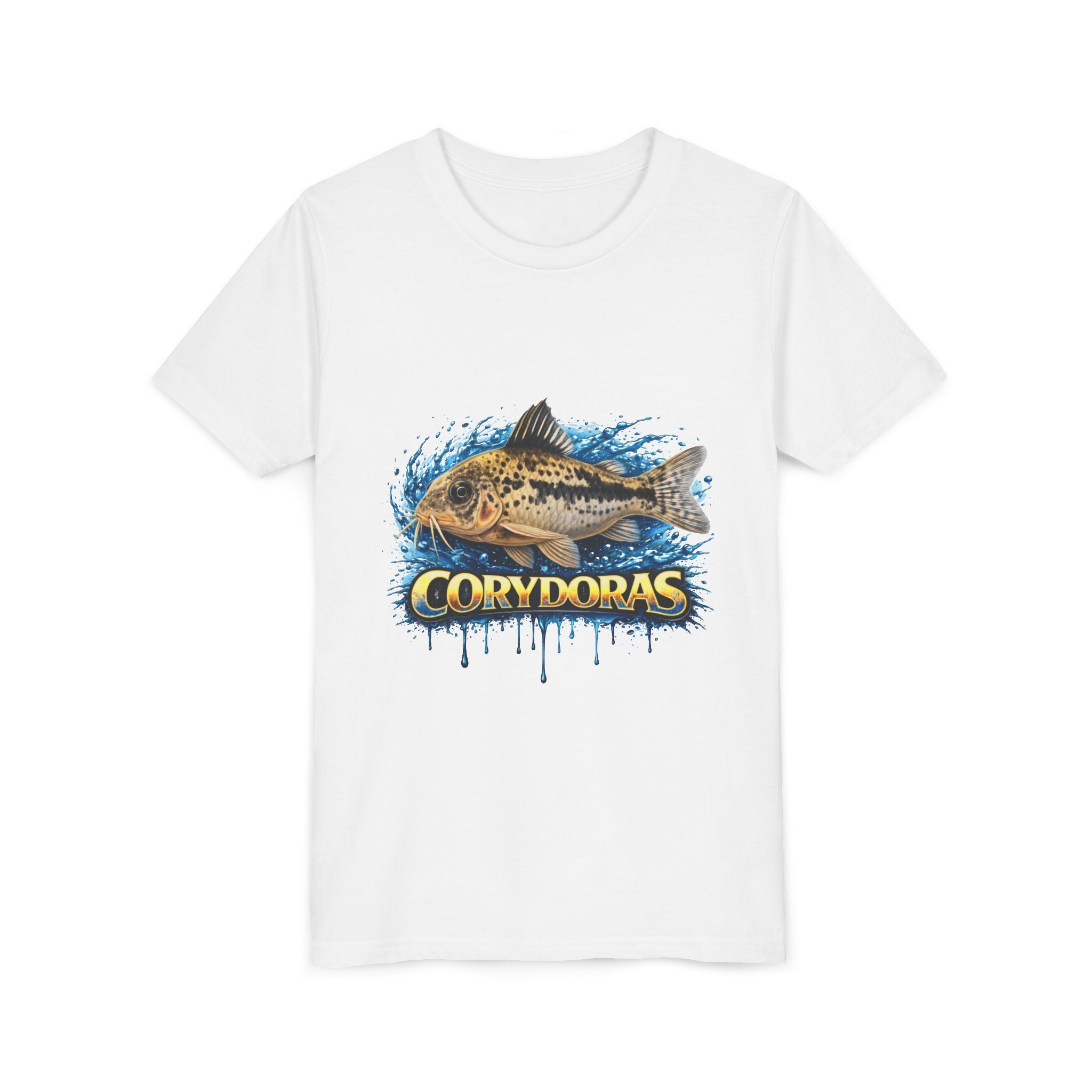 Corydoras Fish Youth Tee – Cute Aquarium Catfish Graphic Shirt