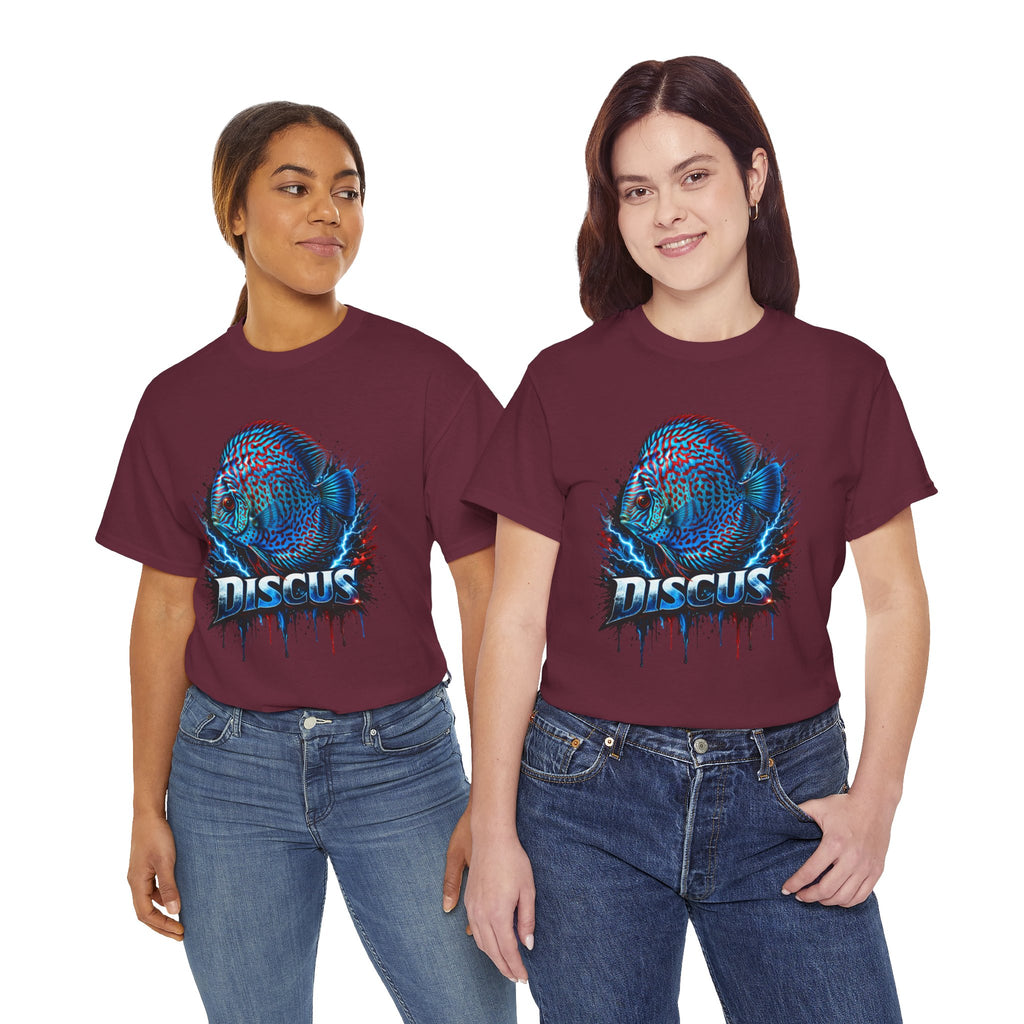 Discus Fish Graphic Tee - Vibrant Aquarium Fish Shirt