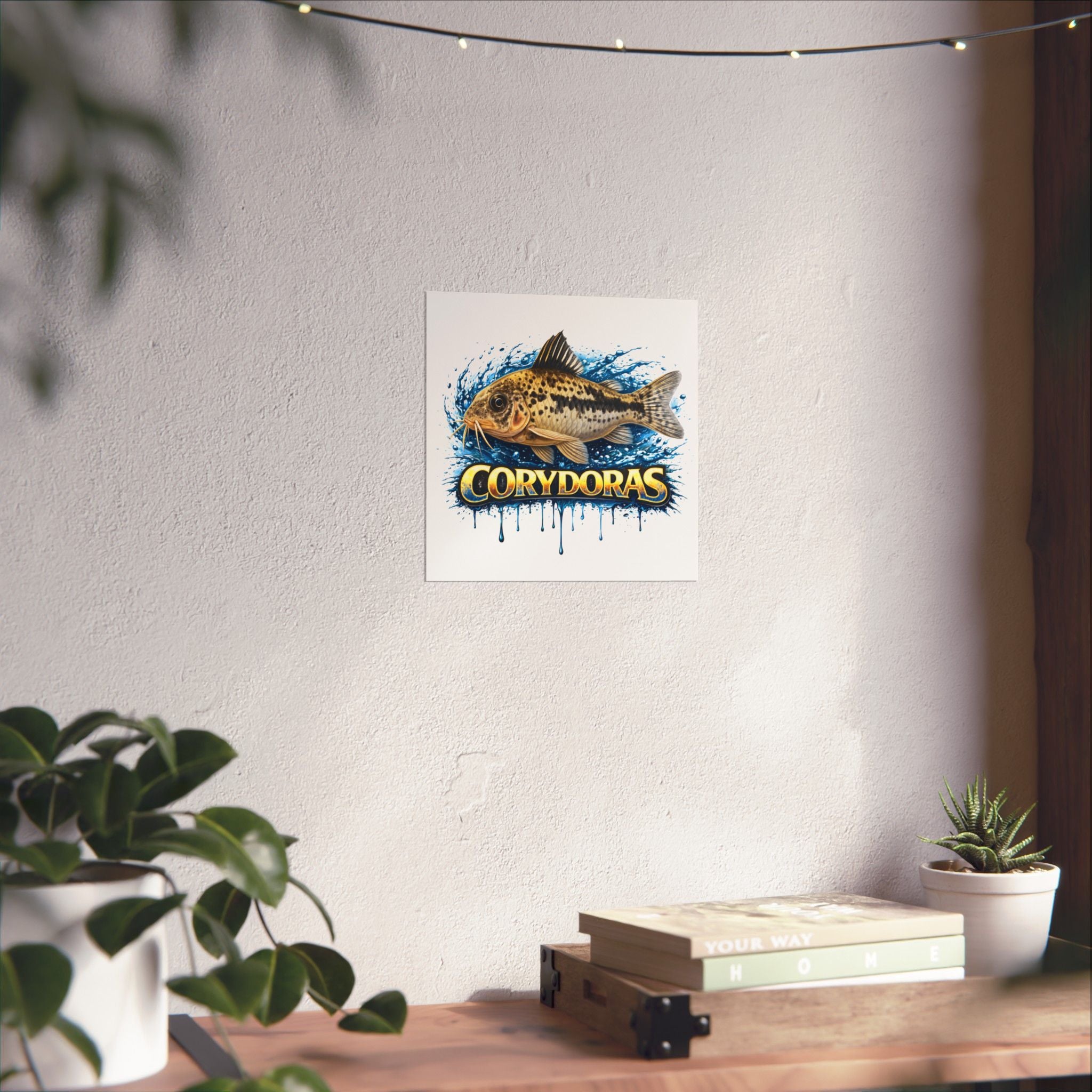 Corydoras Fish Matte Poster — Aquarium Lover Wall Art