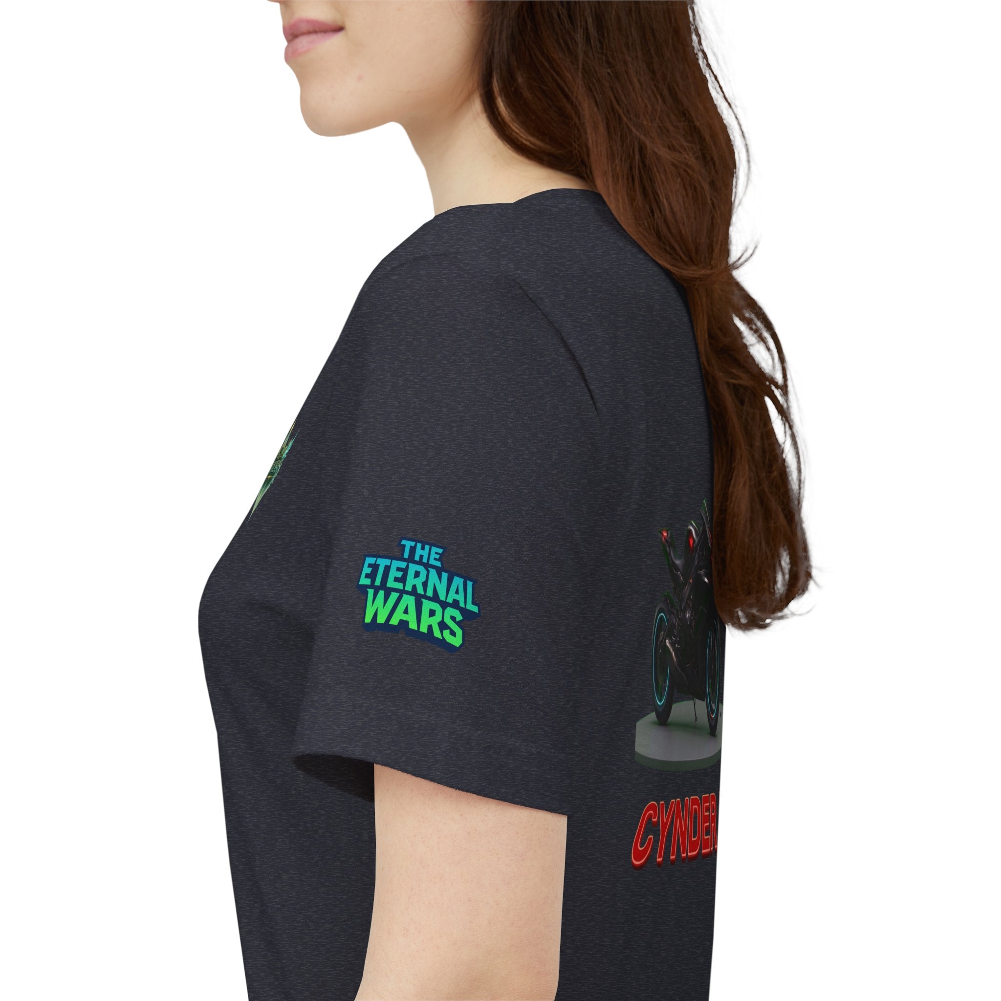 The Eternal Wars Motorcycle Tee — Cynder V Sportbike Graphic Shirt