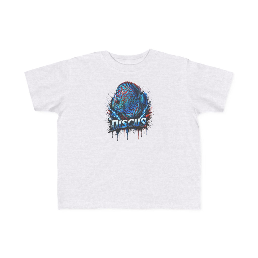 Discus Fish Toddler Tee — Colorful Aquarium Graphic Shirt