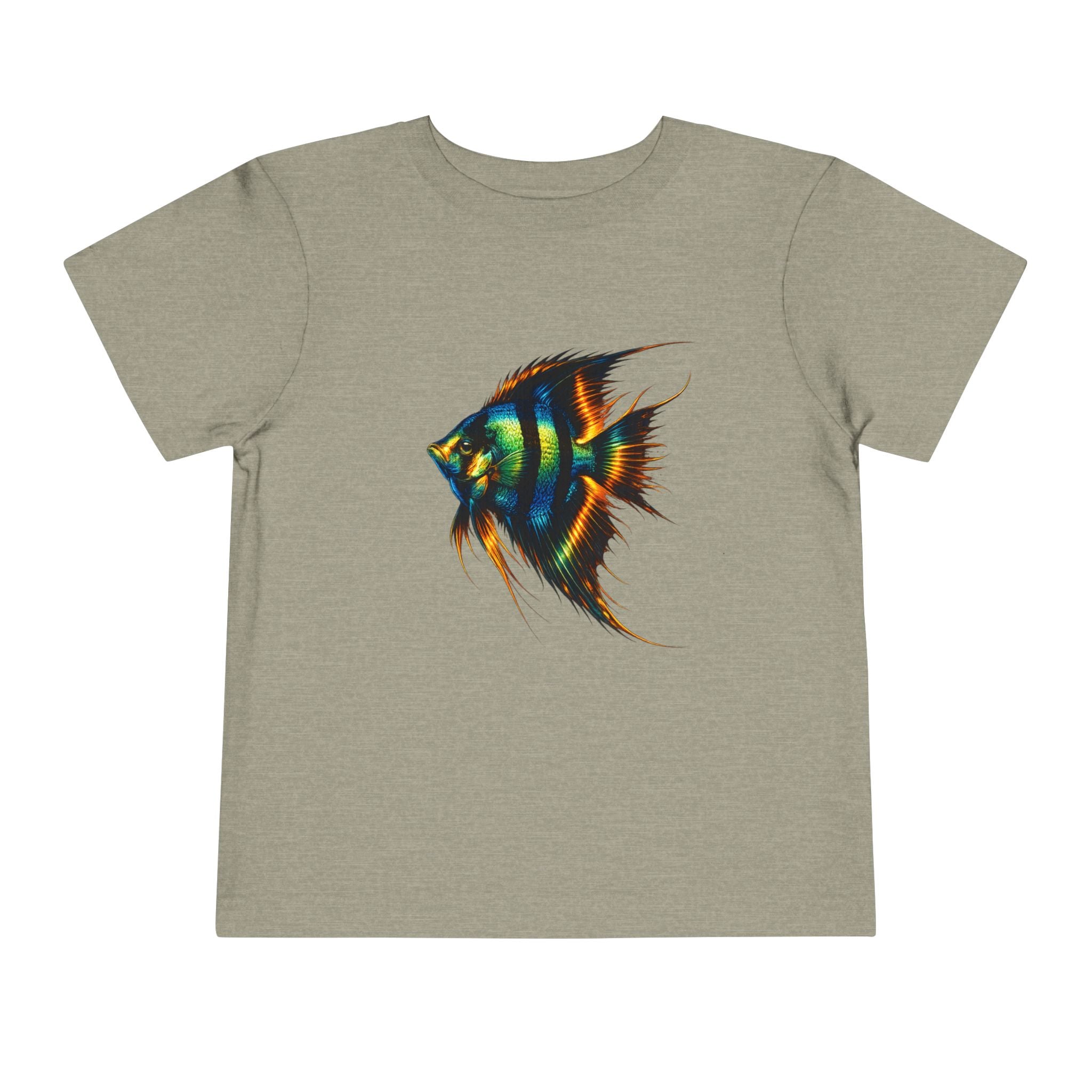 Toddler Tee - Colorful Aquarium Angelfish Graphic Shirt