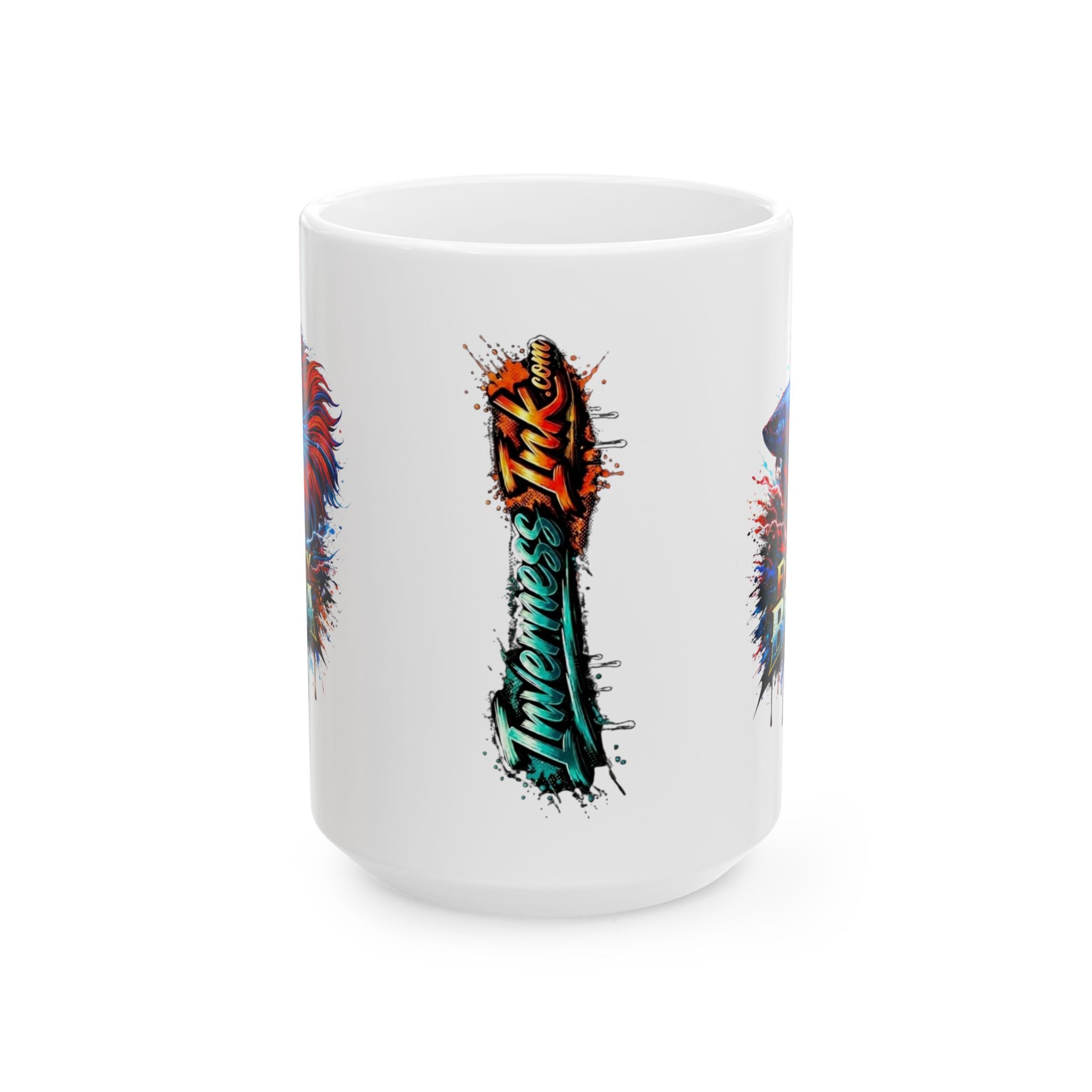 Fiercely Betta – Premium "Neon Flare" Ceramic Mug Art Coffee Cup (11oz/15oz)