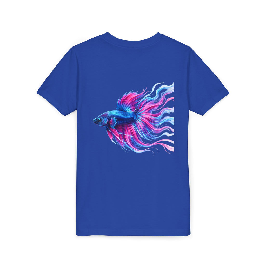 Youth Tee - Colorful Betta Fish Graphic Shirt