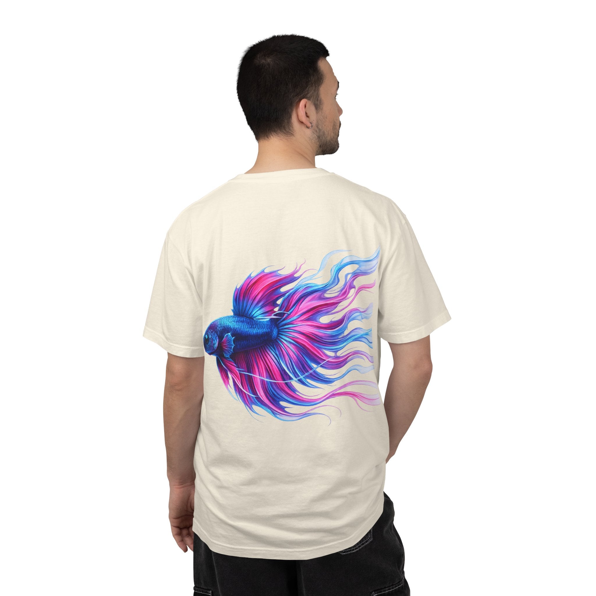 Electric Paint Betta T-Shirt — Neon Betta Splendens Art Tee