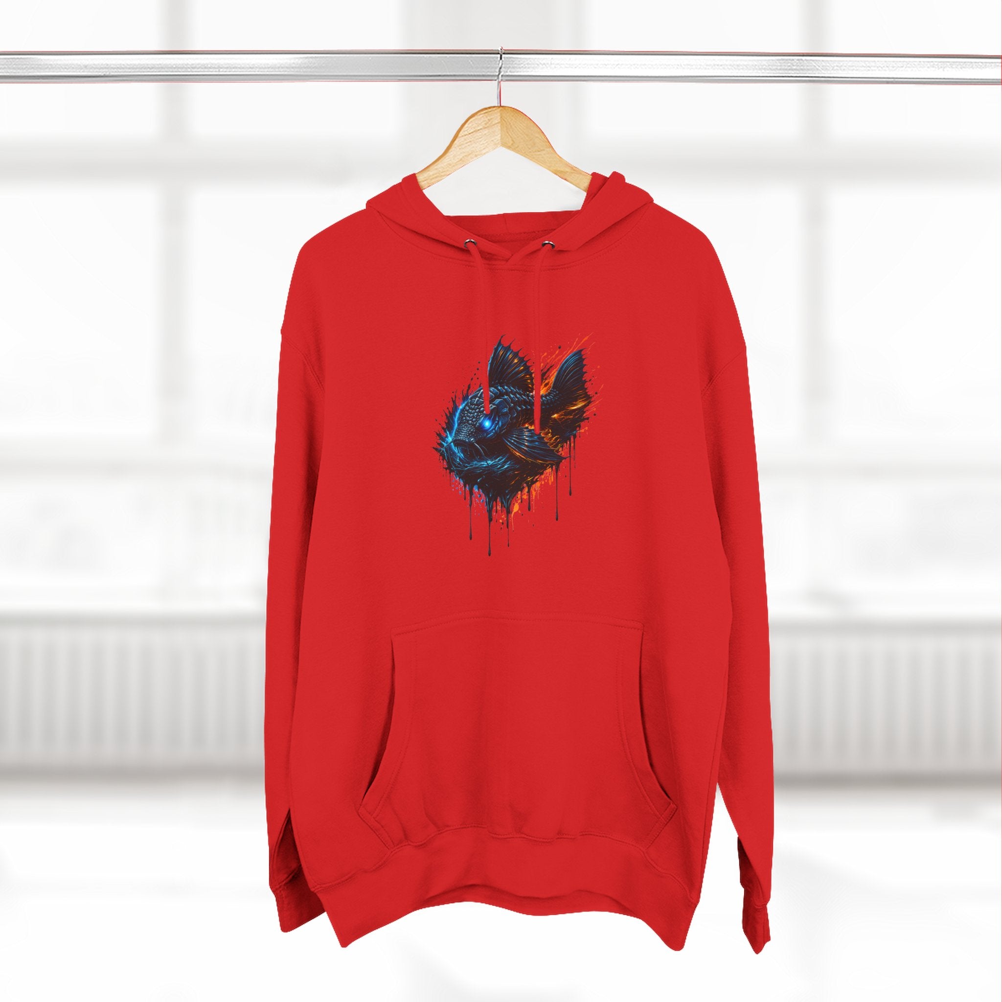 Armored Pleco L-185 – Premium Fleece Hooded Sweatshirt