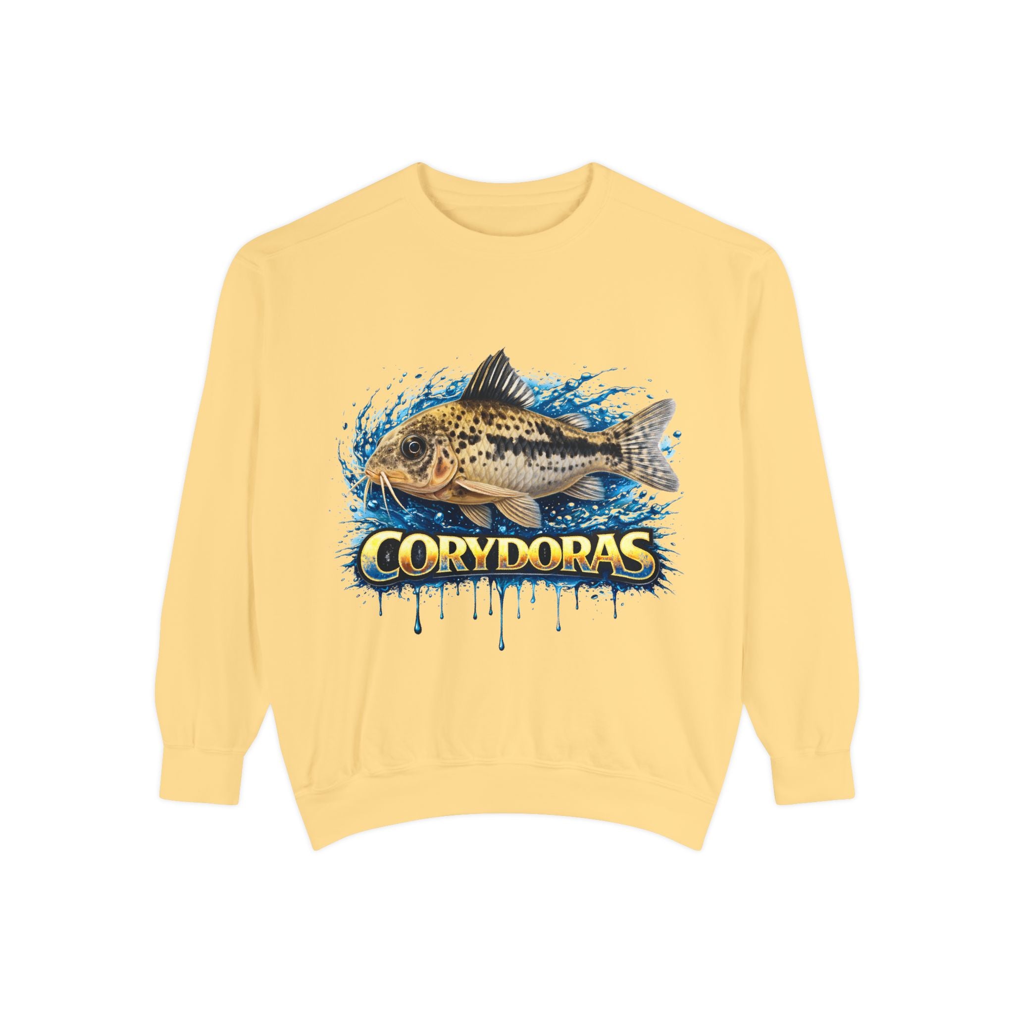 Corydoras Fish Sweatshirt — Aquatic Aquarium Catfish Graphic Crewneck