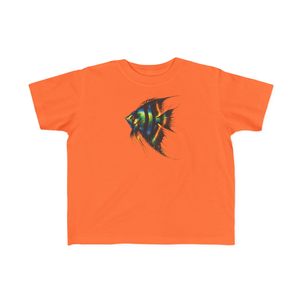 Toddler Fish Tee — Colorful Angelfish Graphic Kids Shirt