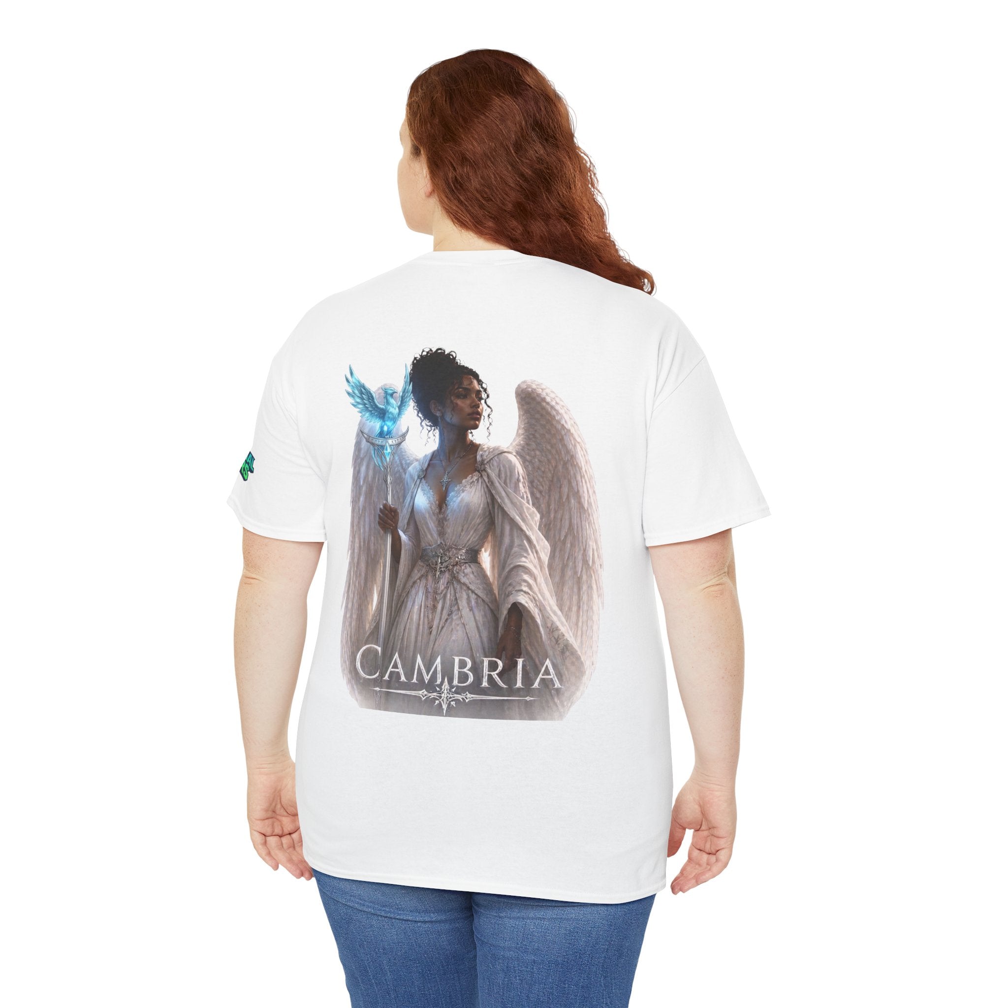 The Eternal Wars Graphic Tee – "Cambria" Winged Warrior Shirt