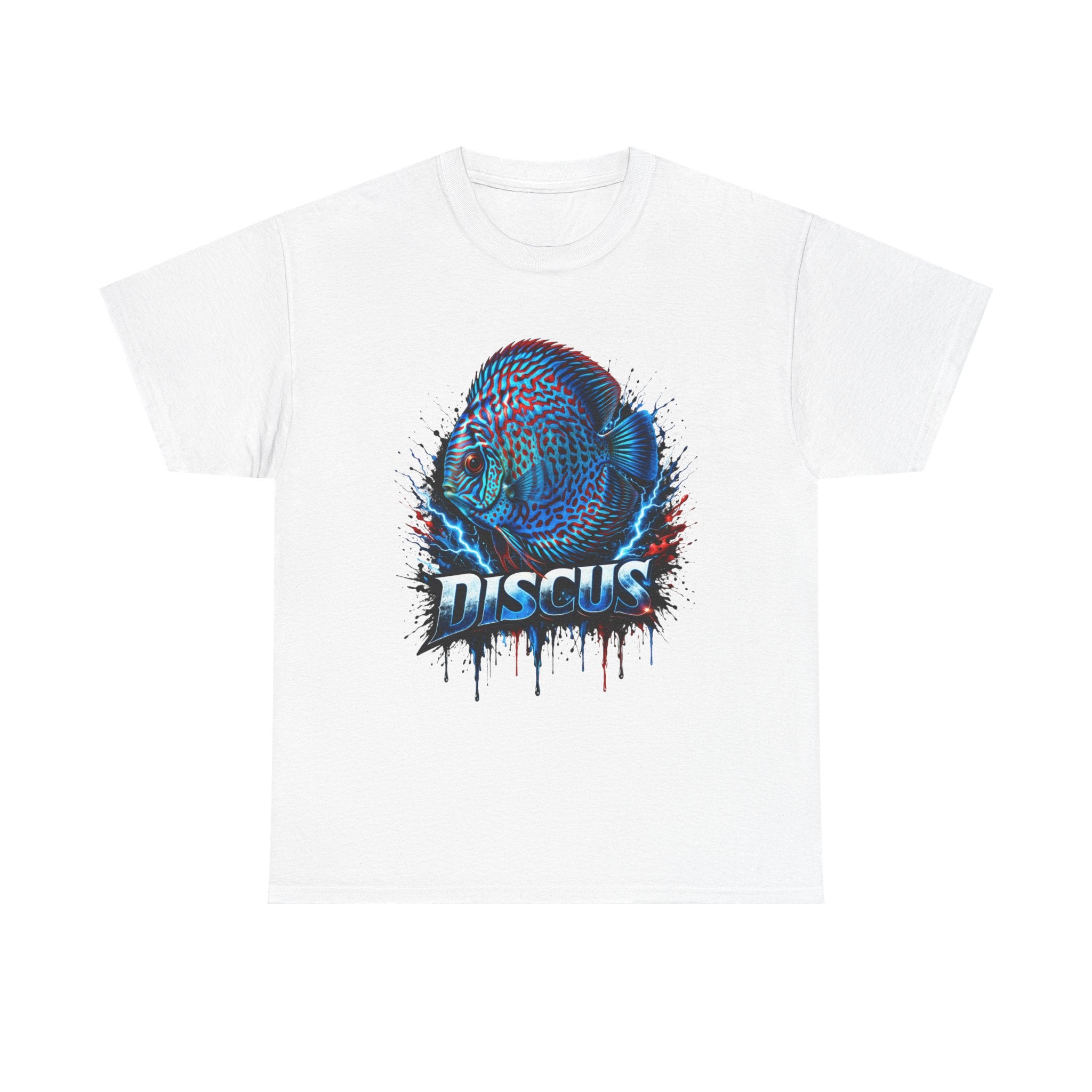 Discus Fish Graphic Tee - Vibrant Aquarium Fish Shirt
