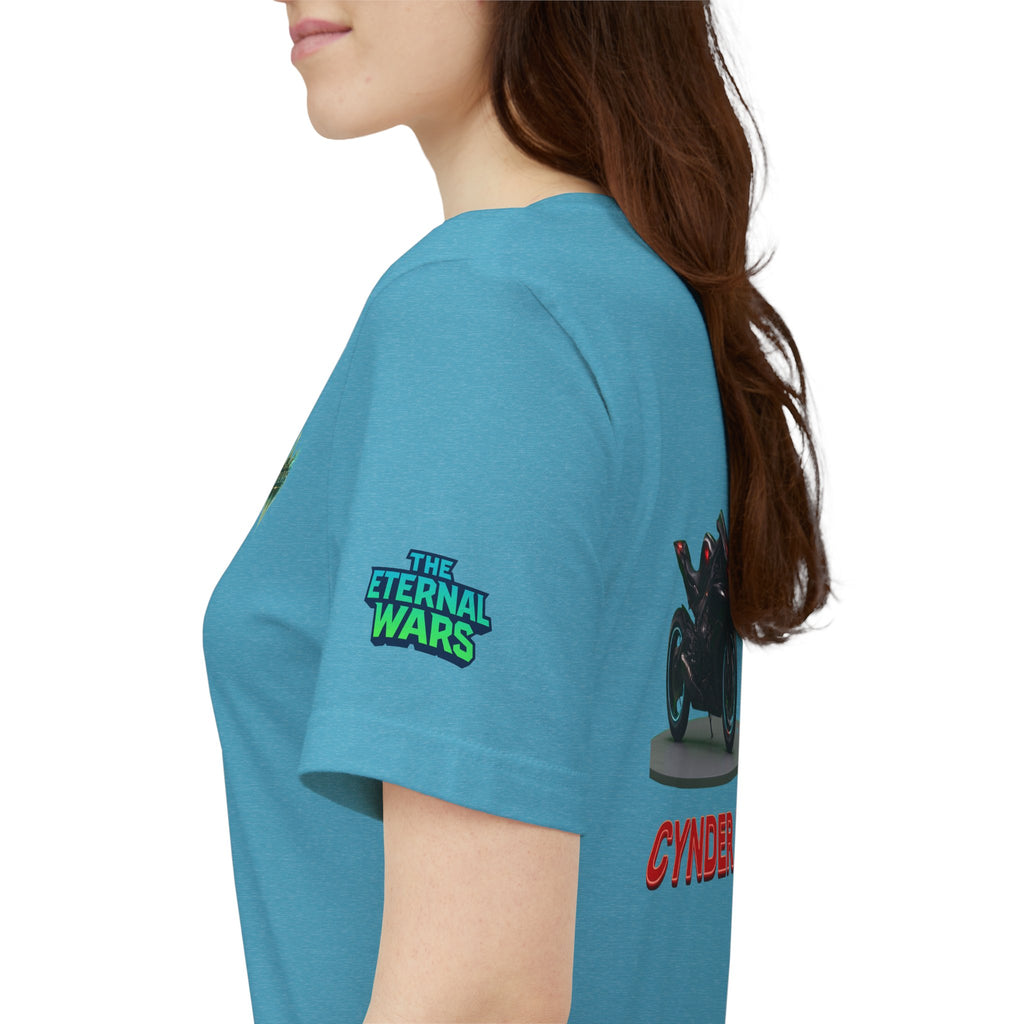 The Eternal Wars Motorcycle Tee — Cynder V Sportbike Graphic Shirt